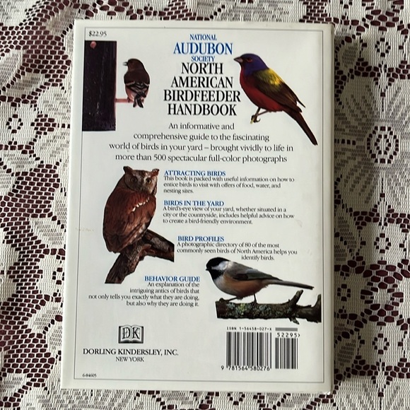 AUDUBON North American Birdfeeder Handbook 1992 First Edition Hardcover. Birding - Picture 3 of 12